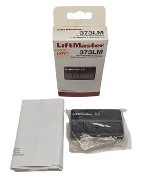 LiftMaster 373LM 3-Button Remote Control - Black